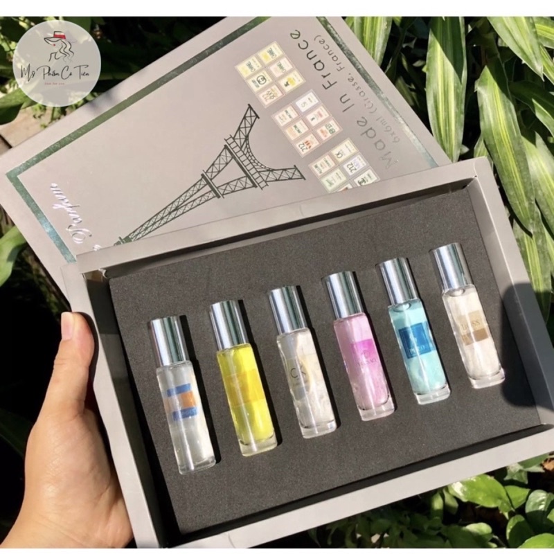 🌟🌟Set 6 chai nước hoa mini siêu thơm - Quà tặng 6 Chai Nước Hoa Unisex