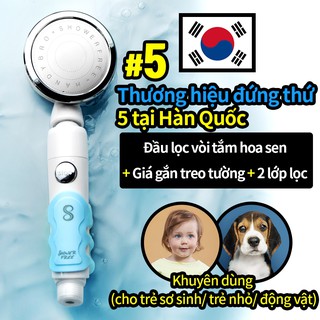 ShowerFree - Đầu vòi sen tắm có giác hút gắn tường áp lực nước mạnh xuất xứ Hàn Quốc