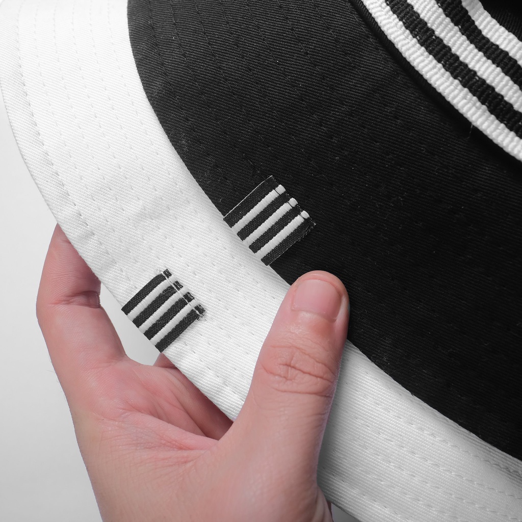 Nón bucket, nón vành thời trang unisex họa tiết họa tiết phối sọc nhà das, lên ảnh bao đẹp 9598