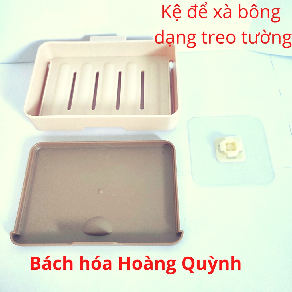 Kệ để xà phòng (xà bông )nhà tắm dạng treo tường hình chữ nhật.