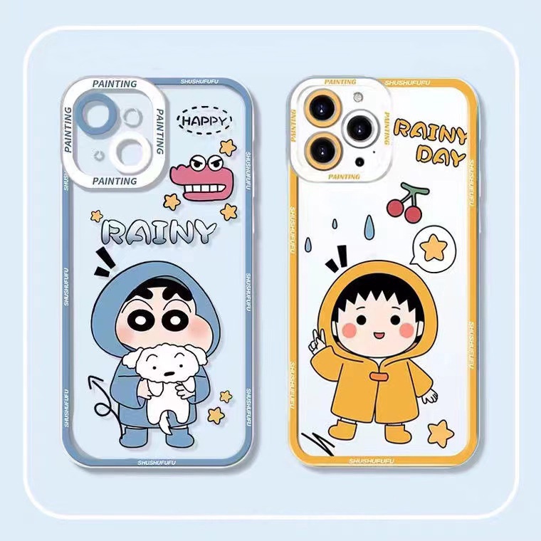 Ốp Điện Thoại Mềm In Chữ Happy Day Cho iPhone 13 12 Mini 11 Pro X XR XS Max SE 2020 6 6S 7 8 Plus