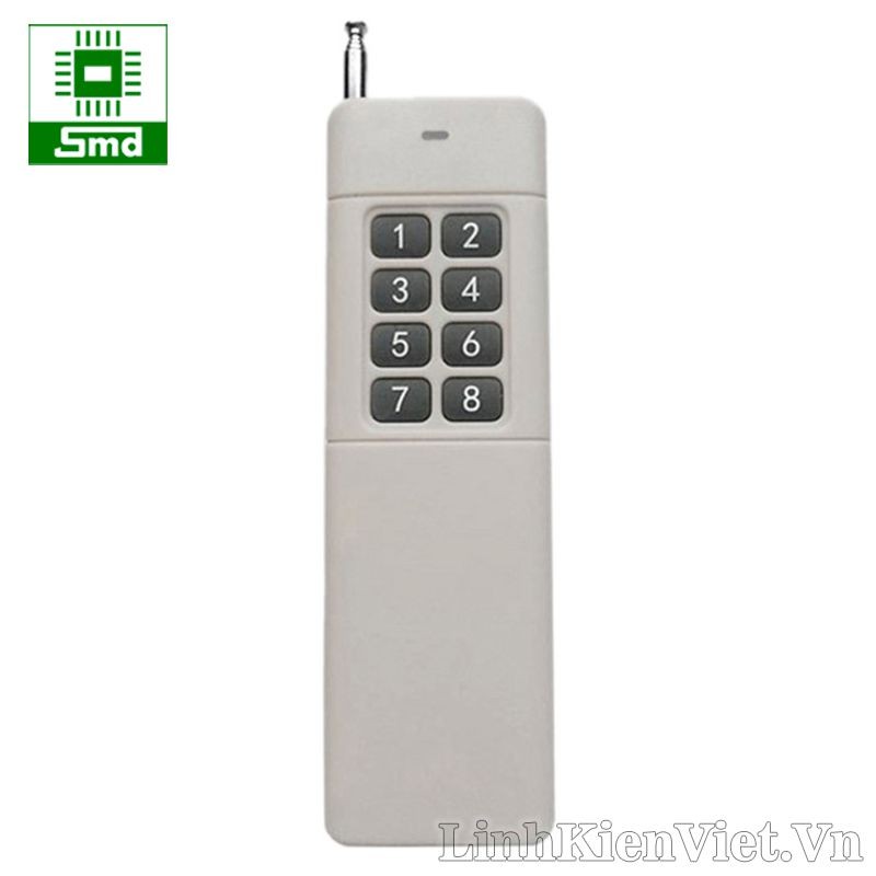 Tay phát 8 nút nhấn RF315 khoảng cách 3000m