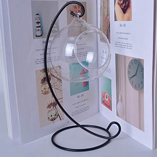 [Freeship 50k] Đế sắt treo quả cầu thuỷ tinh ( gồm chân và quả cầu)