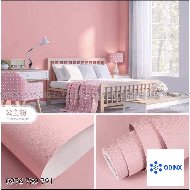 10m Giấy dán tường một màu pastel [GIÁ Sỉ]_rộng 45cm decal dán tường màu trơn pastel có keo sẵn