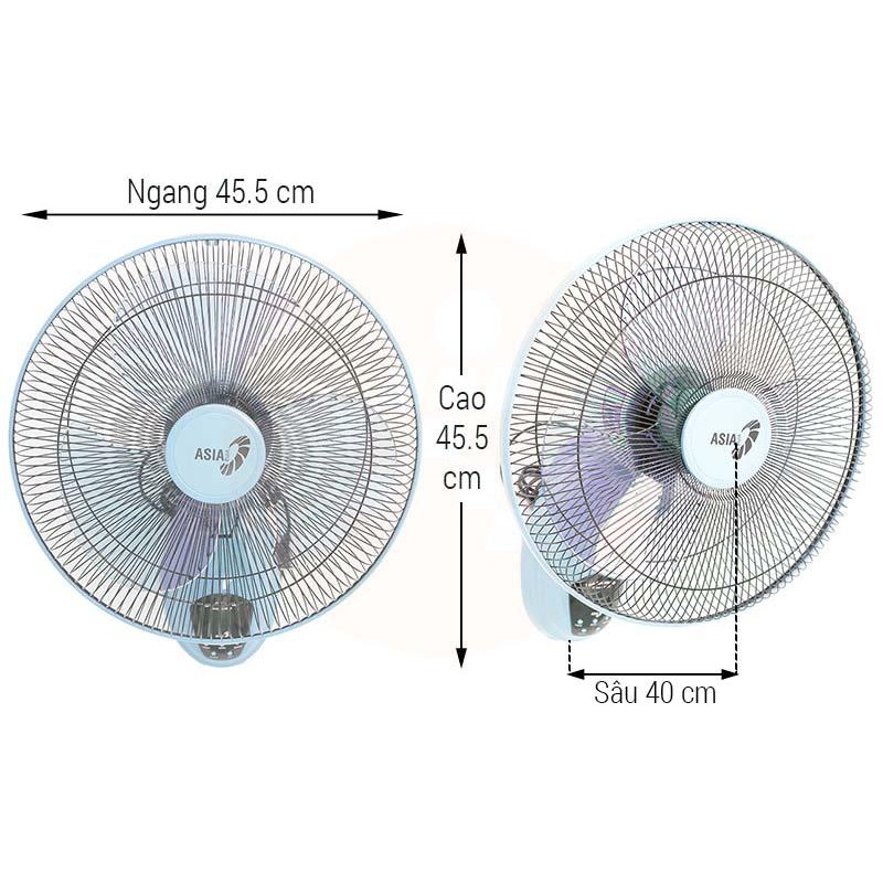 Quạt Treo Có Điều Khiển ASIA VINA L16006