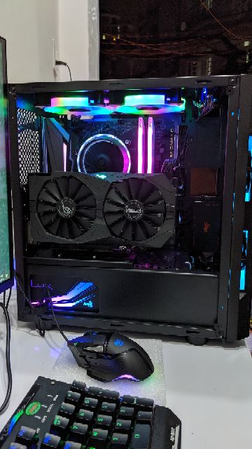 Dàn pc i5 9400f + Màn 27in cong 75hz | BigBuy360 - bigbuy360.vn