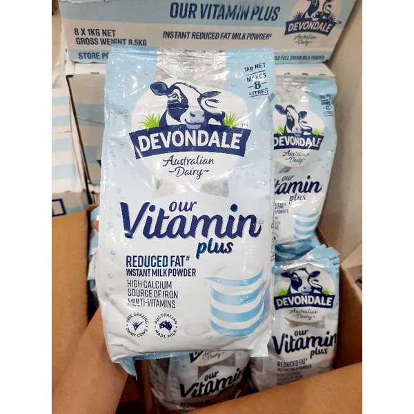 Sữa Devondale Vitamin Plus 1kg đi Air