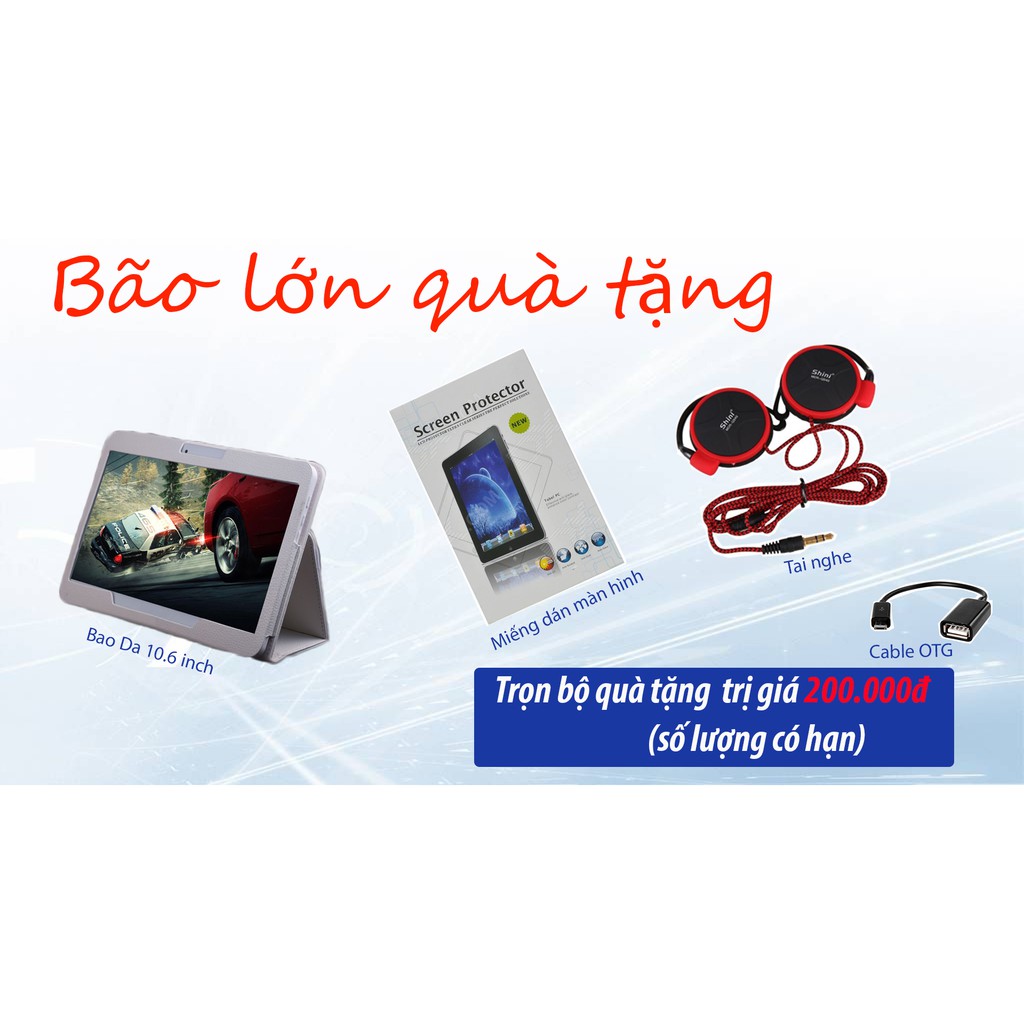 Máy tính bảng MID K107 LCD 10.6 inch, Ram 2GB, Sim 3G Android 7.0 | BigBuy360 - bigbuy360.vn