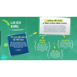 THÙNG NƯỚC DỪA ORGANIC VICO FRESH