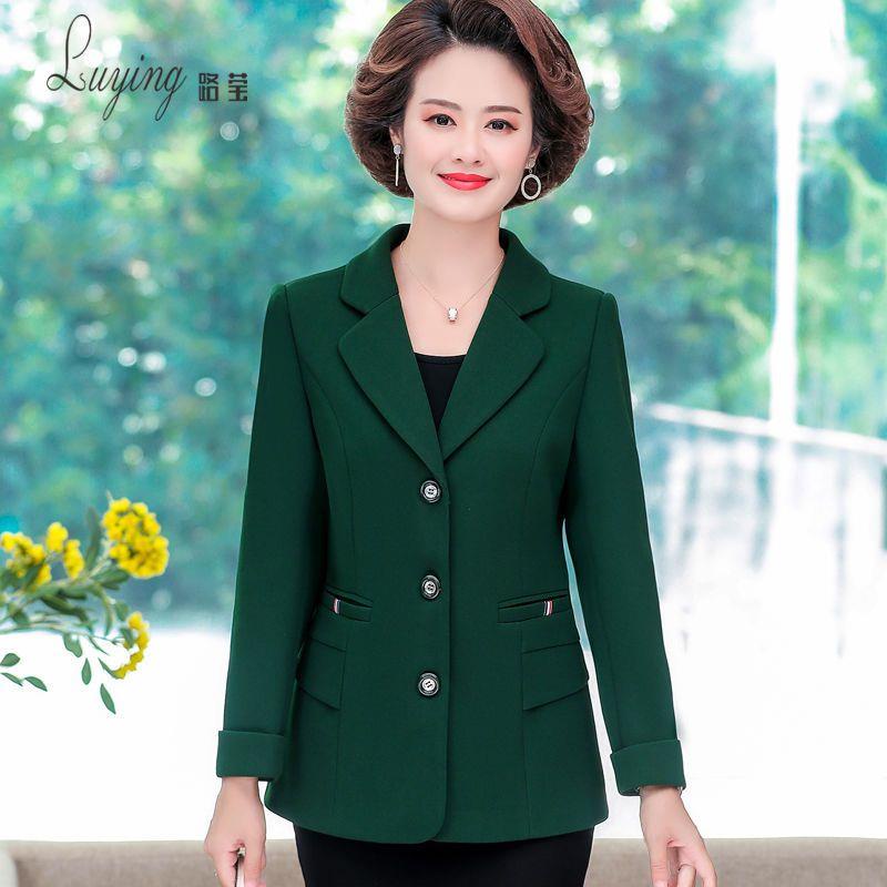 Áo Khoác Vest Phong Cách Phương Tây Thời Trang Xuân Thu Mới 2020 Cho Phụ Nữ Trung Niên