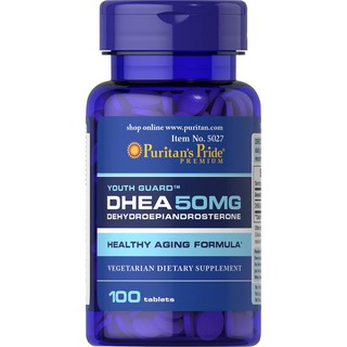 Thực Phẩm Chức Năng Tăng Cường Nội Tiết Tố Puritan's Pride DHEA 50Mg