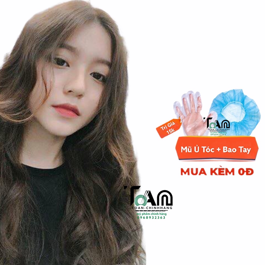 Combo Nhuộm Tóc Màu Nâu Gỗ  + Oxy