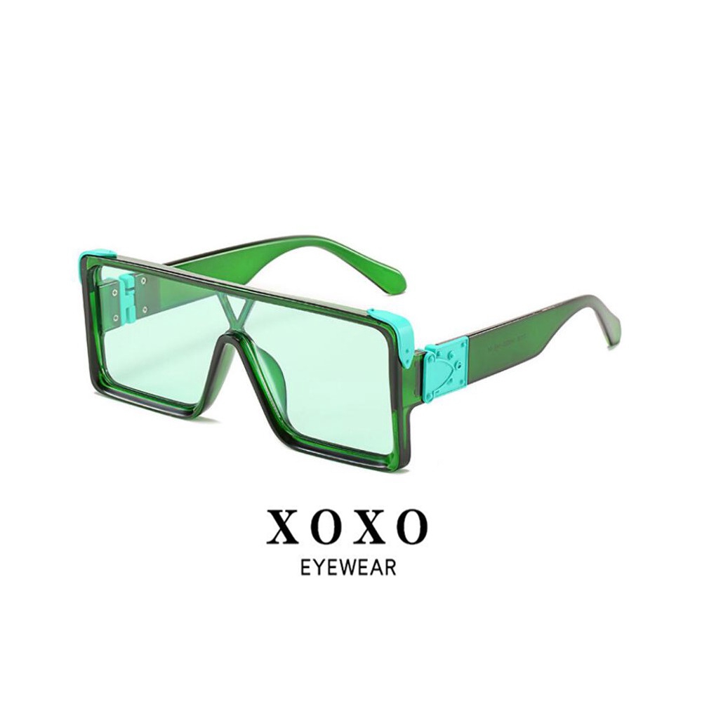 very big green sunglasses xoxo Fashion Large frame