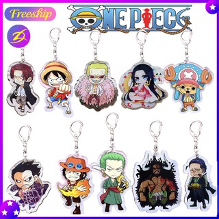 [FREESSHIP] Móc Khoá One Piece , Luffy , Vua Hải Tặc,☄️[Ảnh Thật]  Chất Liệu Mica In 2 Mặt [Loại1]
