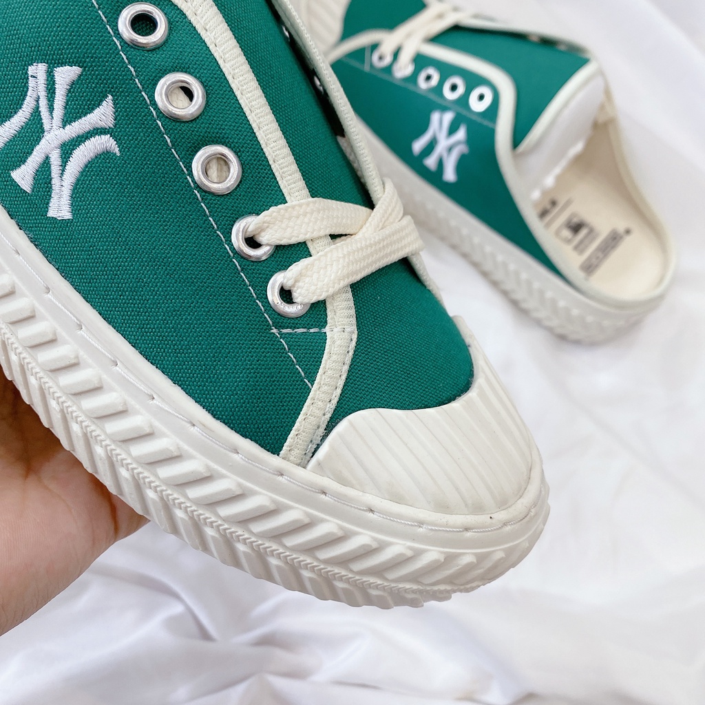 Giày Thể Thao Nữ Ngô Thắng MIB NY Đạp Gót Xanh Lá