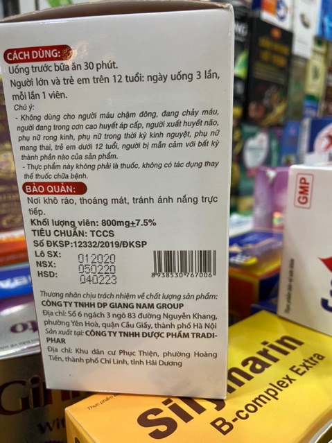 Viên bổ não Ginko Citicolin Q10 hỗ trợ mất ngủ giảm trí nhớ | BigBuy360 - bigbuy360.vn