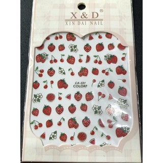 sticker hoa quả siêu dễ thương