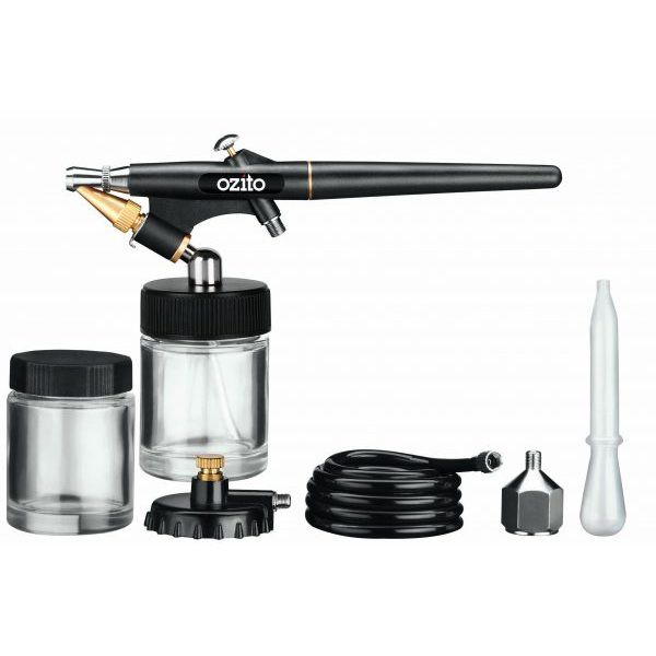 SÚNG PHUN VẼ SƠN DÙNG HƠI CẦM TAY HIÊU OZITO ABK-PRO MỚI 100% CHÍNH HÃNG NHẬP KHẨU ÚC