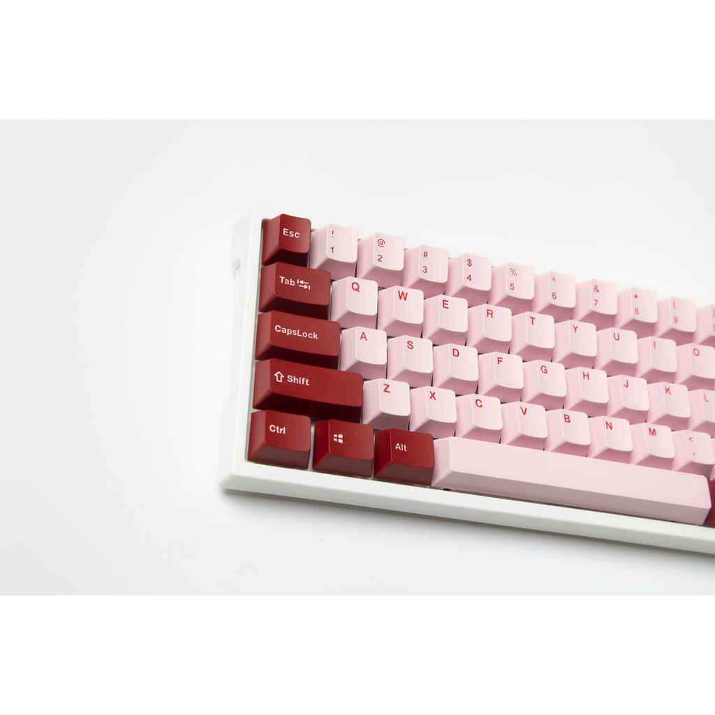 Keycaps PBT 127 Key OEM Profile Đôi Bắn Cá Tính Darling Keycap Cho Switch Cherry MX Bàn Phím Cơ 61/68/87/104