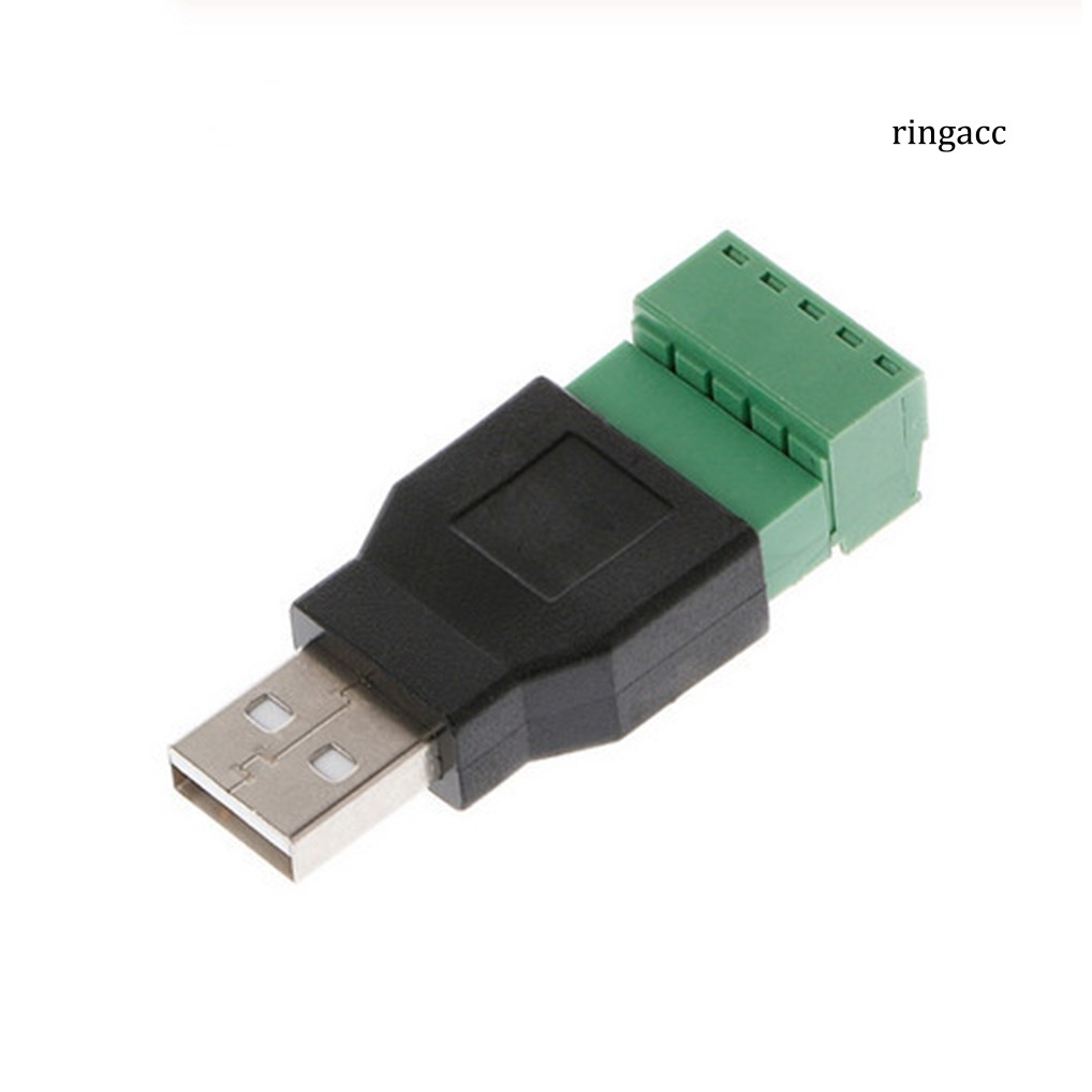 Đầu Nối Usb 2.0 Loại A Đầu Đực / Cái Kèm Khiên Chắn