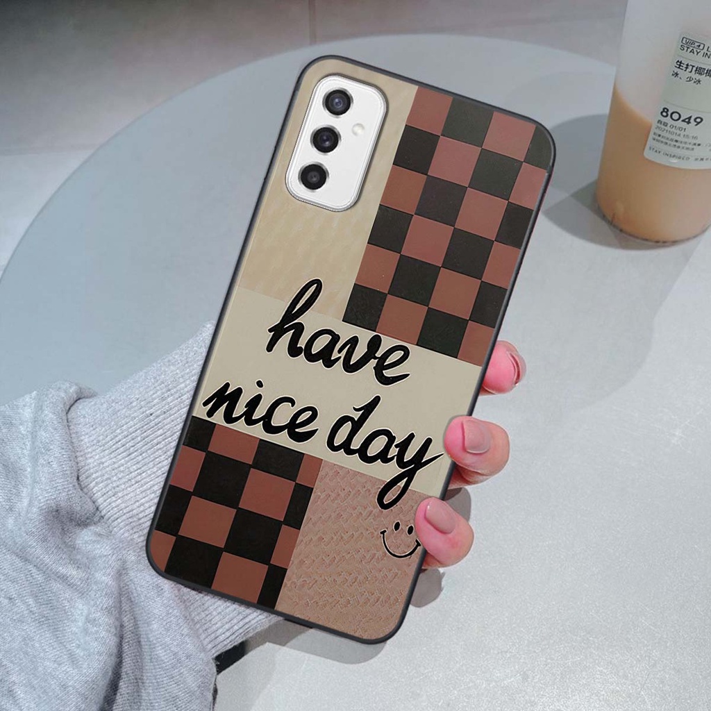 Ốp Samsung M52 5G caro trái tim cá tính, thời trang siêu đẹp, siêu phong cách