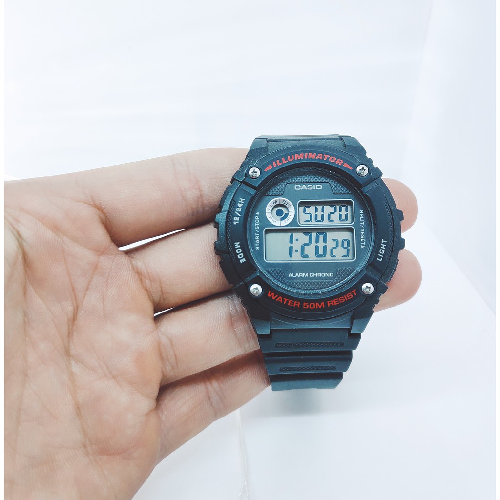 Đồng Hồ Trẻ Em Casio W216H Chống Nước 50M