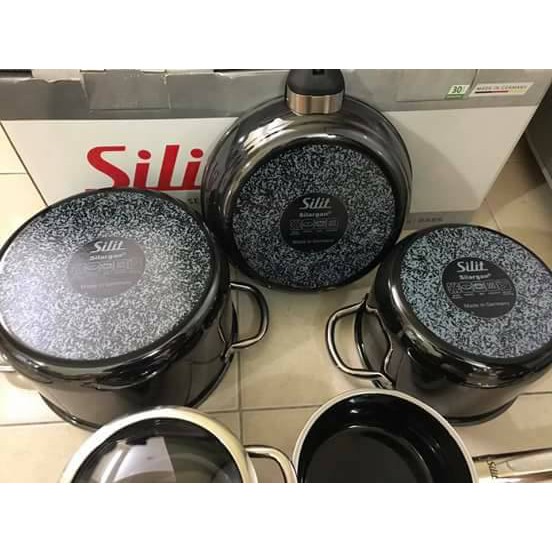 Bộ Nồi Chảo Silit Silargan Passion Black 5 Món Đúc Nguyên Khối