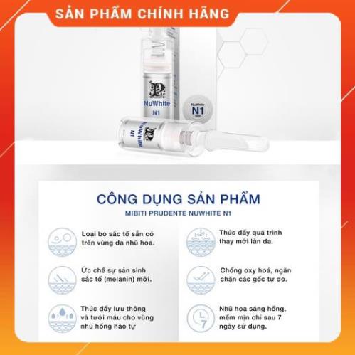 KEM LÀM HỒNG NHŨ HOA - MIBITI PRUDENTE NUWHITE N1 | BigBuy360 - bigbuy360.vn