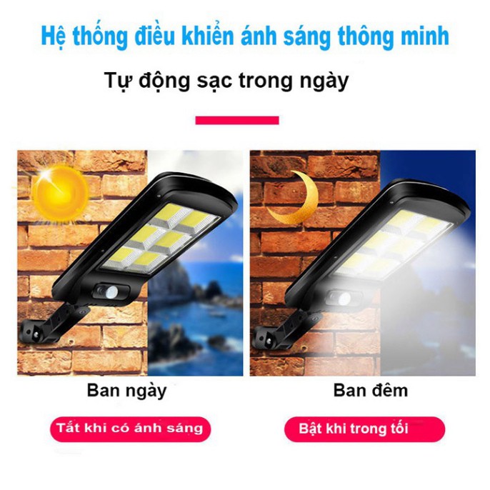 Đèn đường, sân vườn LED năng lượng mặt trời Solar Street Light