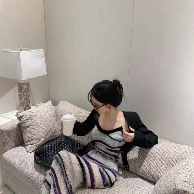 Đầm Yếm Dáng Dài Thời Trang Mùa Thu 2022 Dành Cho Nữ