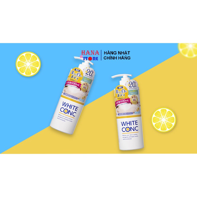 Sữa Tắm Trắng Da White ConC Nhật Bản ( 360ml ) | BigBuy360 - bigbuy360.vn