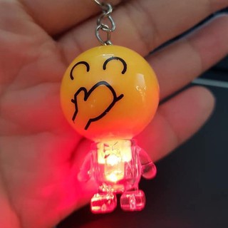Móc chìa khóa phát sáng enmoji