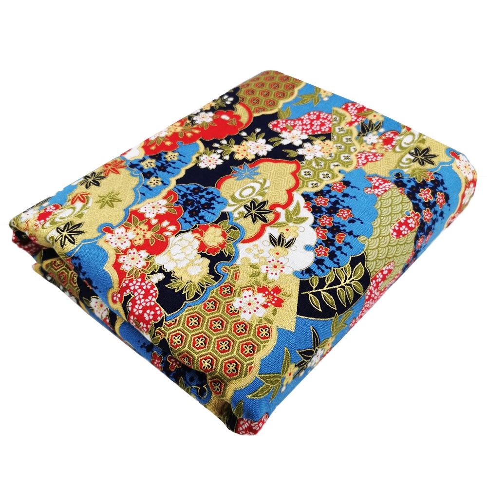 Vải 100% cotton Họa Tiết vintage Dùng Để May Gối, Màn Cửa