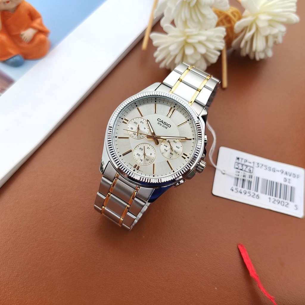 Đồng hồ nam dây kim loại Casio MTP-1375SG-9AVDF chính hãng | BigBuy360 - bigbuy360.vn
