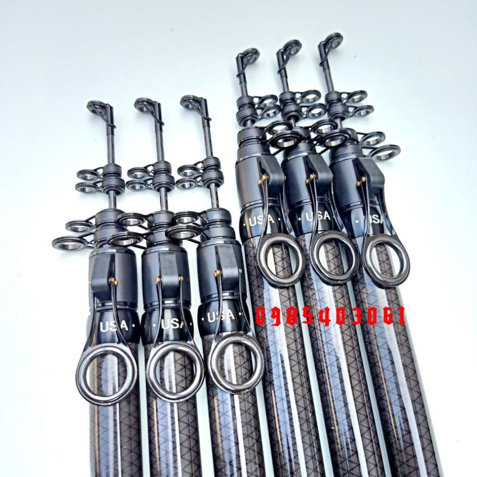 Cần Câu Lục Xa Bờ USA COMANDO AXT 45, Chất Liệu Cacborn Vân Xoắn Chìm Toàn Thân, Hàng Cao Cấp , Chất Liệu Tốt
