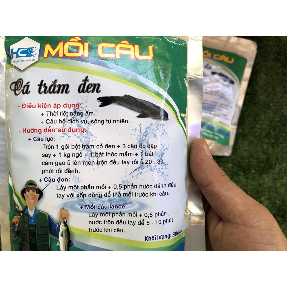 Mồi câu cá Trắm Đen