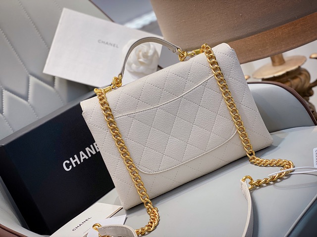 Túi xách nữ đeo chéo da hạt sần khoá vàng hàng cao cấp fullbox có hộp