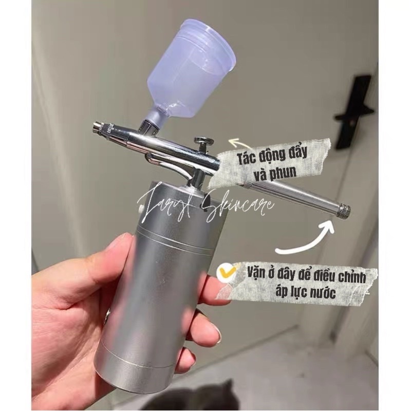 Máy phun sương tạo ẩm DERMABELL AIR-JET PLUS - Dùng kèm Ion water