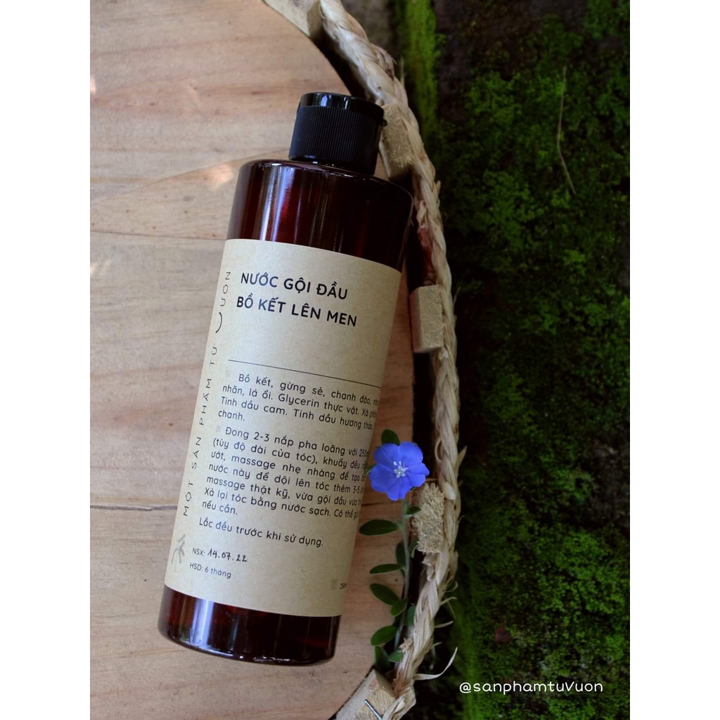 Nước Gội Đầu Bồ Kết Lên Men 500ml
