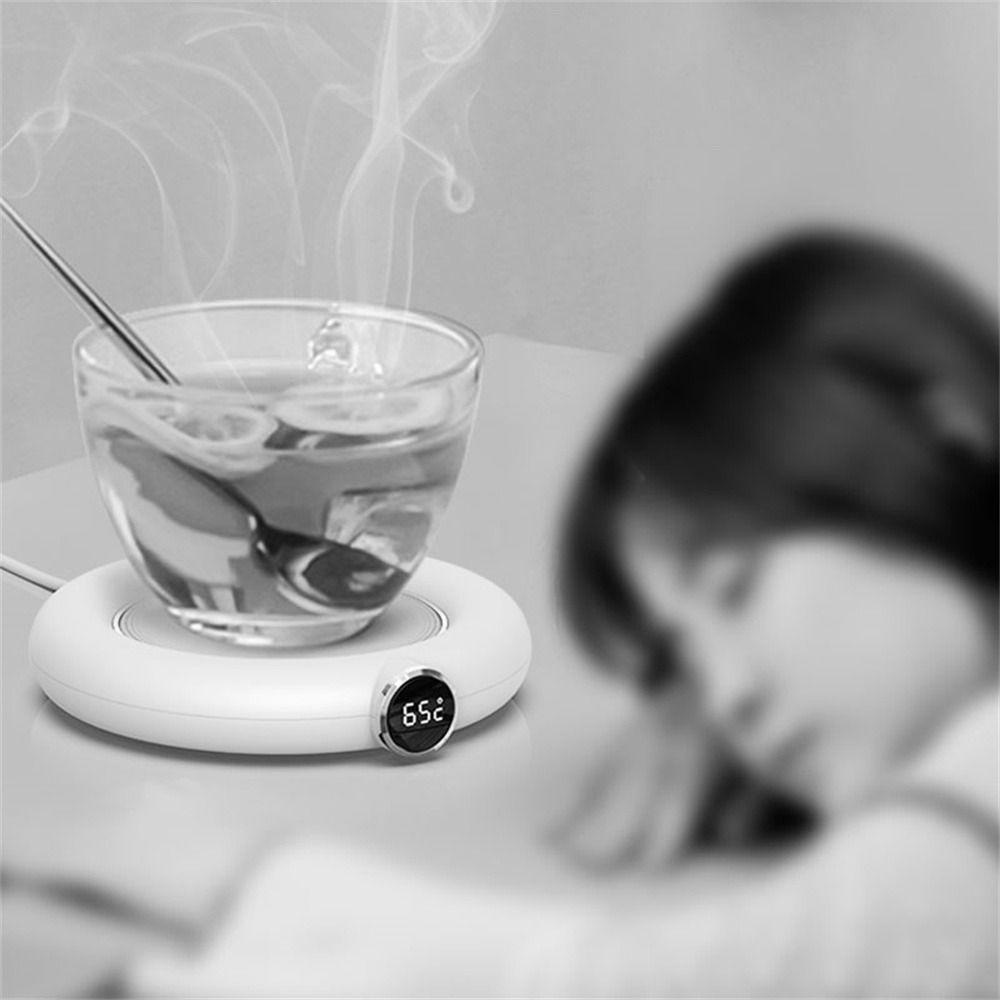 Đế Hâm Nóng Cốc Sữa / Cà Phê Tự Nhiên Sạc USB Tiện Dụng