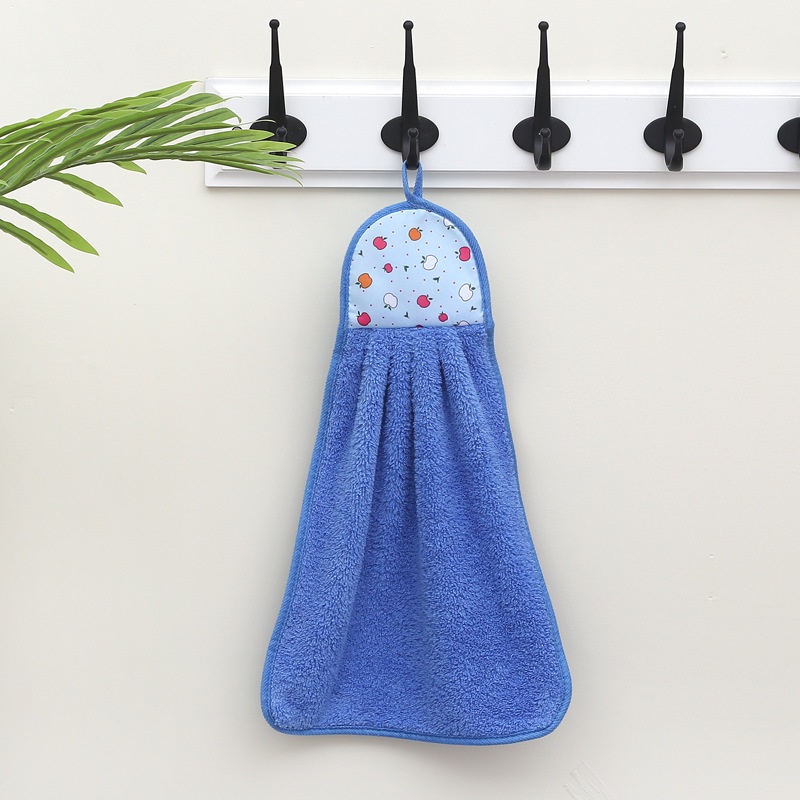 Khăn Lau Tay Mềm Mại Siêu Thấm Nhà Bếp Có Móc Treo Tiện Dụng