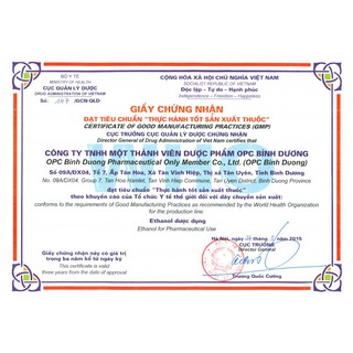 (10 CHAI) CỒN 90 - ETHANOL 90 XANH/TRẮNG - 60ML