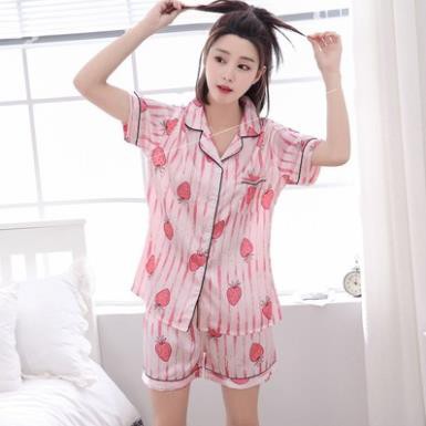 [Hàng Có Sẵn] [Hàng Y Hình] Đồ Ngủ Nữ Đồ Mặc Nhà Tay Ngắn Quần Ngắn Xinh Xắn Dễ Thương Mùa Hè QCCC Chất Đẹp Thoáng Mát | BigBuy360 - bigbuy360.vn