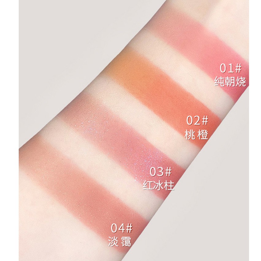 Má hồng HOJO TENDER BLUSH dạng loang, trang điểm tự nhiên kèm cọ | BigBuy360 - bigbuy360.vn