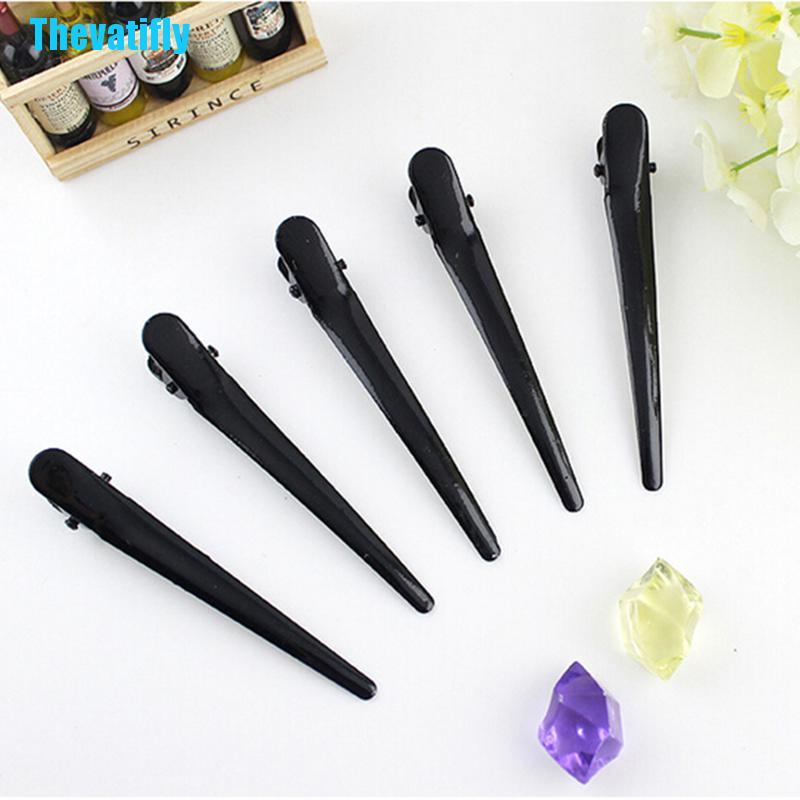 Bộ 10 Kẹp Tóc Kim Loại Màu Đen Tạo Kiểu DIY