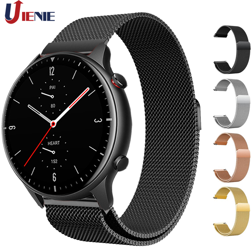 Dây Đeo Milanese 22mm Kiểu Dáng Tinh Tế Cho Đồng Hồ Thông Minh Xiaomi Huami Amazfit Gtr 2 2e/ gtr 3 3 pro/ gtr 47mm