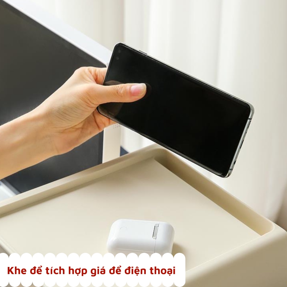 Hộp nhựa để bàn với chất liệu nhựa PP dẻo cao cấp chứa được nhiều vật dụng có ngăn kéo sang trọng và tiện lợi