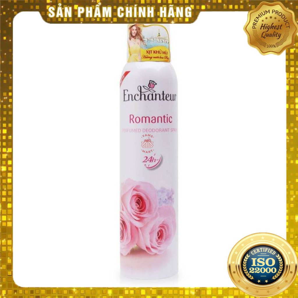 Xịt Khử Mùi Enchanteur Romantic (150ml)