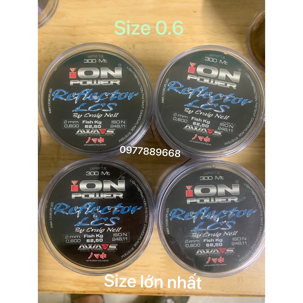 Cước ION 300m, tải cá 79kg