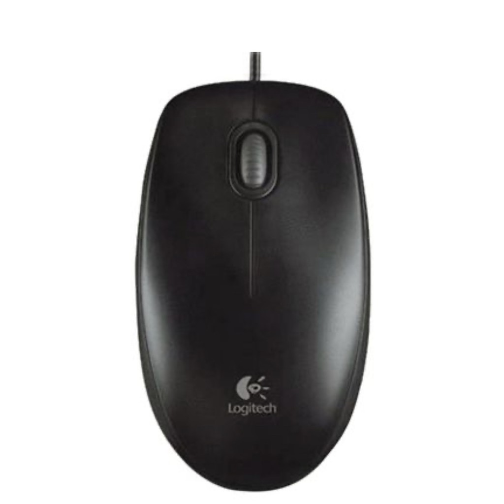 Chuột máy tính Logitech B100 (Đen)- Hàng chính hãng